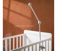 Supporto per mobile culla a forma di nuvola in legno, rastrelliera semplice per testiera di culla per bambini, accessori per mobile culla, ganci per giocattoli, supporto multifunzionale Staffa per cam