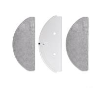 Supporto per mocio con 3 panni per Roborock per robot aspirapolvere Q7 M5/M5+/L5/L5+, inserto in plastica stabile per una pulizia efficiente del pavimento