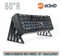 SUPPORTO per MODULO DESKTOP SEQUENTIAL TAKE-5 / OBERHEIM TEO-5 - 60° - Rialza...