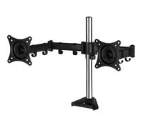 Supporto per Monitor - ARCTIC - Z2 Pro (Gen 3) - 2 Schermi VESA 75/100 - Hub USB 4 Porte - Nero