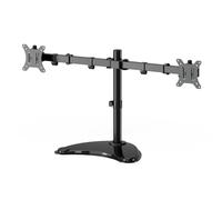 Supporto per monitor da tavolo Gembird MS-D2ST-02 (girevole, inclinabile e ruotabile), 13"-32", nero