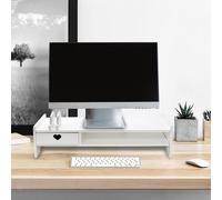 Supporto per monitor da tavolo Ripiano rialzato per computer con schermo di