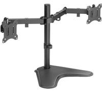 Supporto per monitor doppio 100x100 -8kg 75x75 - 100x100 17-32'' inclinabile/ruota/oscilla NEW