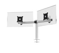 Supporto per monitor DURABLE per 2 monitor, da tavolo, argento