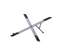 SUPPORTO PER MONITOR FORCELL Fold Stand X Pro, universale, Alluminio, POM, silicone, Argento, Nero