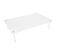 Supporto per Monitor in Acrilico, Spessore 5 Mm Trasparente Supporto per Monitor per Computer Laptop Supporto per Monitor da 44 Lba Rialzo Multiuso per Piccolo Desktop Organizer