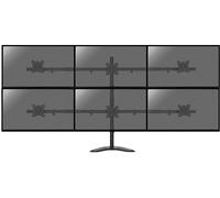 KIMEX 015-1156 Supporto da scrivania per 6 Monitor PC 17"-32"