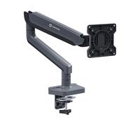 ONKRON Supporto per Monitor 17-45 pollici, 15 kg, Braccio Monitor Scrivania con VESA 75x75-100x100 mm, Porta Schermo Regolabile, Girevole e Inclinabile, Supporto Schermo PC in Colore Grafite G95-G