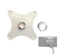 Supporto per Monitor Portatile con Fori da 7.5 cm, Piastra Adattatore per Montaggio TV, Hardware con 17 mm Portatile per Schermi Proiettori Casa Ufficio Hotel Sala Riunioni Mobile