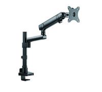 Supporto per monitor professionale con regolazione manuale V7, nero, fino a 32"