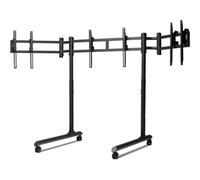Next Level Racing Round Tube Freestanding Triple Monitor Stand (NLR-R011)