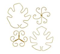 Supporto per Monstera | Stabilizzatore per steli | 4 pezzi Palo decorativo in metallo riutilizzabile per orchidee giardino bonsai interno terrazza balcone
