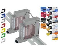 Supporto per montaggio a binario "Single" per 18 Shelly: 1 Gen3, 1PM Gen3, 2PM Gen3, i4 Gen3, Plus 1, Plus 1PM, Plus 2PM, Plus i4, Plus 0-10V Dimmer, Wave 1, Wave 1PM, Wave 2PM, Wave Shutter, Wave i4