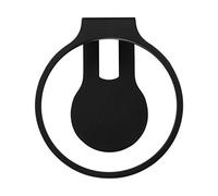 Supporto per Montaggio a Parete per Mini Altoparlante Supporto in Lega di Alluminio per HomePod Mini, Cucina e Bagno Facili da Installare (BLACK)