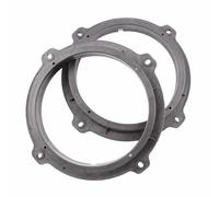 Supporto per Montaggio Clacson Auto in Plastica Rigida con Anelli Distanziatori per Diffusori Audio E Fori Pretabulati per Installazione Stabile Adatto per Impianto Audio Auto