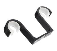 Supporto per montaggio del soffitto a bordo tende porta a doppia asta di