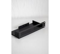 Supporto per montaggio su rack 1U per UniFi Flex 2.5G USW-Flex-2.5G-8 & USW-Flex-2.5G-8-PoE (196W) - 10" & 19" (nero, per 1 X USW-Flex-2.5G-8-PoE Sinistra + Blende)