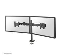 Supporto per montaggio su scrivania - NewStar - FPMA-D960DG - Per 2 schermi LCD - Inclinazione e rotazione - Nero