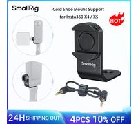 Supporto per montaggio su slitta fredda SmallRig per Insta360 X4 / X5 per trasmettitore DJI Mic 3, 360 ° Riprese con cavo adattatore audio -5825