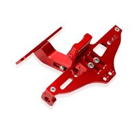 Supporto Per Montaggio Targa Posteriore Moto Per Honda BlackSpiRit Nero SpiRit 2014 2015 2016 2017 2018(Rosso)