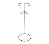 Supporto per montalatte in acciaio inox, mantiene fruste e montalatte saldamente in posizione per un facile accesso vicino alla caffettiera (nero)