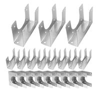 Supporto Per Montanti - 20 Pezzi Scarpe Supporto Galvanizzate Per Montanti | Piastra di Fissaggio per Tubi,per Impianti Idraulici Strutture Cavi Elettrici Edifici Residenziali e Commerciali