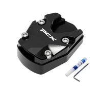 Supporto Per Moto CNC, Piastra Di Base Spessa In Alluminio Antiscivolo Per H&ON&DA PCX160/125 PCX150(Black)