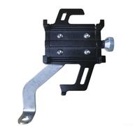 Supporto per moto per smartphone, affidabile supporto in alluminio con impugnatura a cinque artigli e tecnologia anti vibrazione, per tutti i piloti (B)