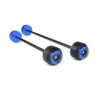 Supporto Per Moto Vite Forcellone Spool Asse Ruota Anteriore Posteriore Forcella Crash Slider Per MT07 MT-07 FZ-07 FZ07 2014-2023(Blu)