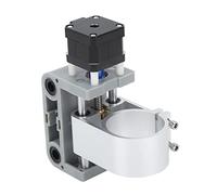 Supporto per motore mandrino asse Z in alluminio Klanata, diametro 52 mm, supporto per staffa motore asse Z per router CNC 3018, incisore, preinstallato. (Grigio)