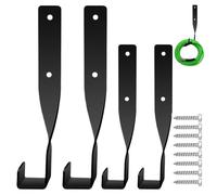 Supporto per motosega | 4 pezzi organizer resistente alla ruggine e, supporto organizer con ganci per attrezzi elettrici da giardino, per giardino, camion, ATV, trattore esterno interno