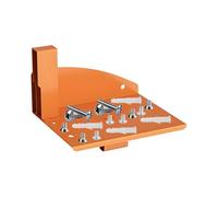 Supporto per motosega ATV, 23 x 18 x 10 cm, gancio per sarchiatore da parete, per garage e garage, per la cura del , per alberi da ardere, capannone per legna da ardere, camion, fuoristrada