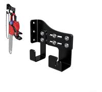 Supporto per motosega da parete in acciaio resistente, con dimensioni regolabili e supporto a doppio gancio per una conservazione sicura e una facile installazione a parete (arancione)