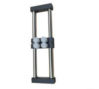 Supporto per movimento orologio con azione a molla, base elastica per una riparazione sicura dell'orologio, compatibile con vari modelli di orologi, strumento fai da te e professionale, argento nero