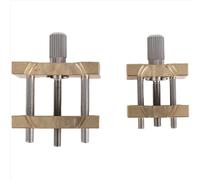 Supporto per movimento orologio in ottone da 2 pezzi, base fissa, multifunzione, per orologiaio, strumenti per la riparazione di orologi