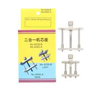 Supporto per movimento orologio, set di 2 morsetti per orologiai in lega, grande 3,8 cm, base piccola da 2,6 cm, strumento di riparazione di precisione per orologi per una tenuta e una manutenzione