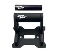 Supporto Per Navigatore GPS Per Moto Per CFMOTO 450MT 450 MT 2024 2025, Supporto Di Estensione Per Supporto GPS Per Telefono In Alluminio CNC GPS telefono Navigatore Staffa(NERO 1,12mm+22mm)