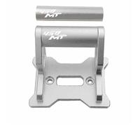 Supporto Per Navigatore GPS Per Moto Per CFMOTO 450MT 450 MT 2024 2025, Supporto Per Cellulare, Staffa Di Estensione In Alluminio CNC GPS telefono Navigatore Staffa(Argento 1,12mm+22mm)