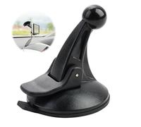 Supporto per navigatore satellitare per auto Garmin di ricambio per parabrezza con ventosa a ventosa con connettore a sfera, compatibile con Garmin Drivesmart Nuvi Zumo Driveassist Camper Van nero