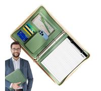 Supporto per notepad in pelle - PU 26,5 x 34,5 cm | Organizer per documenti A4 | Professionale Resume Legal Pad For Men Women For Office Meeting