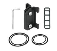 Supporto per numero di bicicletta, supporto per targa da corsa, staffa per accessori da ciclismo, display sicuro per fissaggio al telaio, clip facile da installare, affidabile supporto per display per