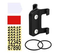 Supporto per numero di ciclismo, supporto per numero di gara ciclistica - Targa da corsa in mountain bike,Porta numero di gara resistente agli urti per bici da strada, bici da città, mountain bike