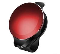 Supporto per occhiali da sole a doppia clip in ABS e lega di alluminio, si adatta alla maggior parte delle visiere senza ostruire la vista (rosso)