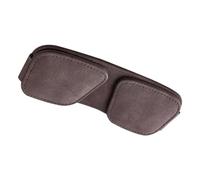 Supporto per occhiali da sole per auto, supporto per occhiali da sole per visiera auto, clip per occhiali salvaspazio, clip per appendere occhiali con visiera magnetica potente, a, marrone, Se référer