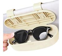 Supporto per occhiali da sole per clip per visiera auto | organizer universale per occhiali da sole antigraffio | Supporto Paara occhiali per auto Paara Guida all'interno del veicolo, viaggio su