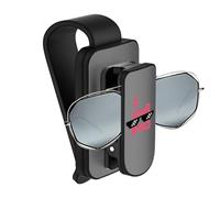 Supporto per occhiali da sole per visiera parasole auto, robusto accessorio per interni, porta occhiali e porta tessere, per principianti, famiglie, auto, fuoristrada, interni, esterni, garage, camion