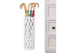 Supporto per ombrelli, organizer in metallo verticale - contenitore porta ombrelli alto, in ferro, per casa, ingresso, ufficio, soggiorno, reception hotel, balcone, sala ristorante