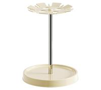 Supporto per ombrelli per l'entrata: supporto per ombrelli in metallo indipendente con 4 scanalature, mensola portaoggetti per ombrelli | Ratturazione ombrello interno a prova di ruggine con vassoio