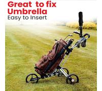 Supporto Per Ombrello Da Golf Leggero E Antivento Per Carrello Buggy Push Cart