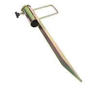 Supporto per ombrellone, 45 cm, con base zincata molto stabile, diametro 35 mm